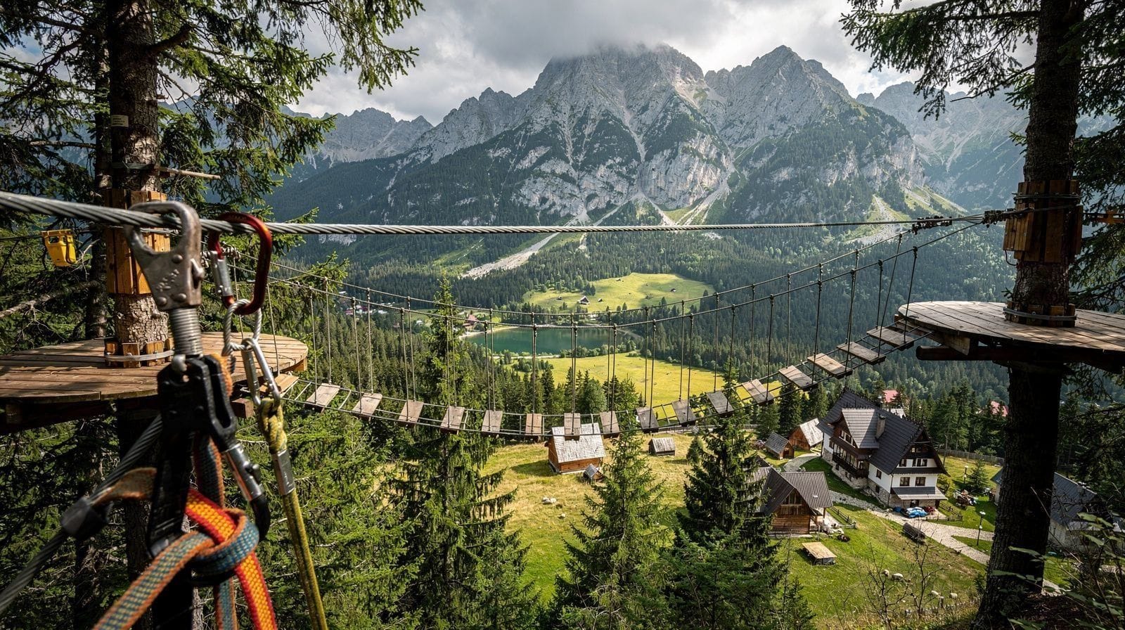 Parcs accrobranche et parcours dans les arbres près de Zakopane