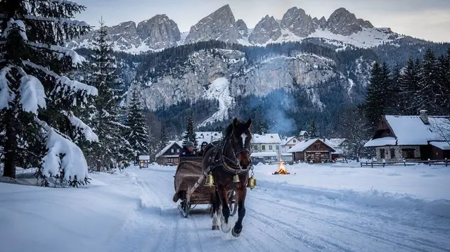 Sleigh Ride vs Horse Carriage: Kulig and Fasiąg Explained