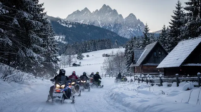 Snowmobile Excursions in the Podhale Valleys